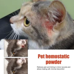DTOPBUYAGE - Poudre d'arrêt de saignement pour animaux de compagnie, 50 g - dtopbuyage