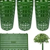 DTOPBUYAGE - Protège-bark pour jeunes plants en plastique 38cm*25cm vert2 pièces dtopbuyage