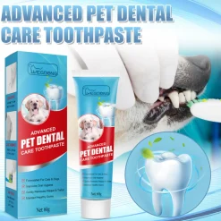 DTOPBUYAGE - Pâte dentaire pour animaux de compagnie, 60 g - dtopbuyage