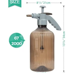 DTOPBUYAGE - Pulvérisateur plastique 2l buse réglable pour jardin