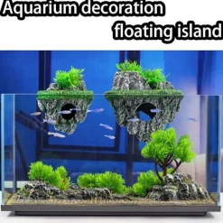 DTOPBUYAGE - Roche flottante décor aquarium