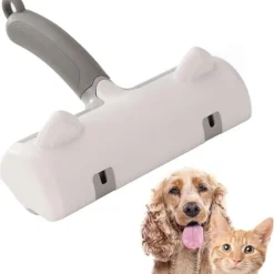 DTOPBUYAGE - Rouleau charpie orange vert epilateur réutilisable animaux meubles vêtements