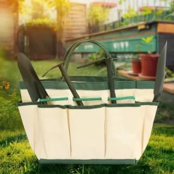 DTOPBUYAGE - Sac de jardin 8 compartiments 30x14x25cm