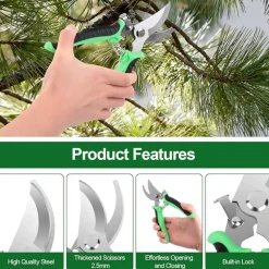 DTOPBUYAGE - Secateur jardin multifonction poignée antidérapante