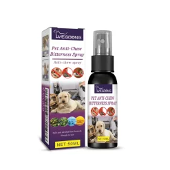DTOPBUYAGE - Spray amer anti - mastication pour animaux de compagnie, 50 ml - dtopbuyage