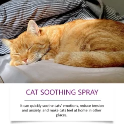 DTOPBUYAGE - Spray d'apaisement pour chat, 60 ml - dtopbuyage