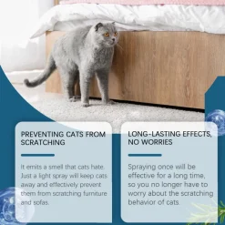 DTOPBUYAGE - Spray répulsif anti - chat pour intérieur, 100 ml - dtopbuyage