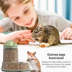 DTOPBUYAGE - Station alimentation transparente petits animaux