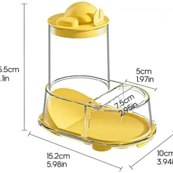DTOPBUYAGE - Station alimentation transparente petits animaux