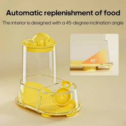 DTOPBUYAGE - Station alimentation transparente petits animaux