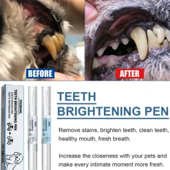 DTOPBUYAGE - Stylo de nettoyage dentaire pour animaux de compagnie, pour chiens et chats - dtopbuyage