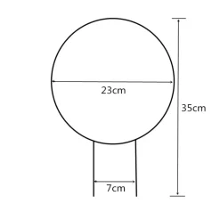DTOPBUYAGE - Supports de treillis en fer circulaires pour plantes grimpantes dtopbuyage
