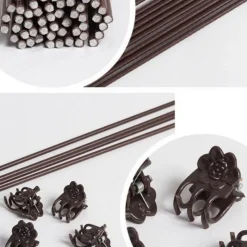 DTOPBUYAGE - Supports pour orchidées papillon support 30cm 10 pièces dtopbuyage