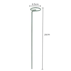 DTOPBUYAGE - Supports pour fleurs en fer forgé 25cm, 10 pièces dtopbuyage