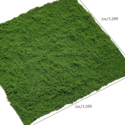 DTOPBUYAGE - Tapis de gazon artificiel 1m x 1m pour décoration de jardin dtopbuyage