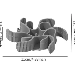 DTOPBUYAGE - Tapis de léchage pour animaux avec mangeoire en spirale