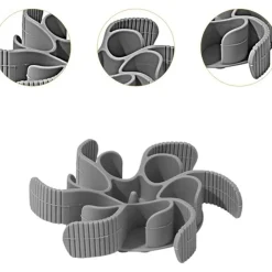 DTOPBUYAGE - Tapis de léchage pour animaux avec mangeoire en spirale