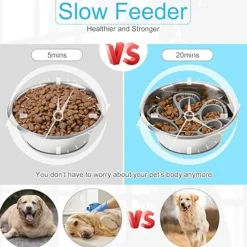 DTOPBUYAGE - Tapis de léchage pour animaux avec mangeoire en spirale