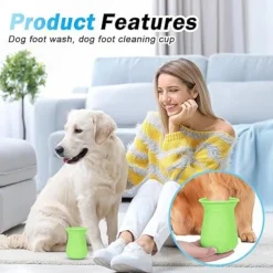 DTOPBUYAGE - Tasse de nettoyage des pieds de chien,2pcs