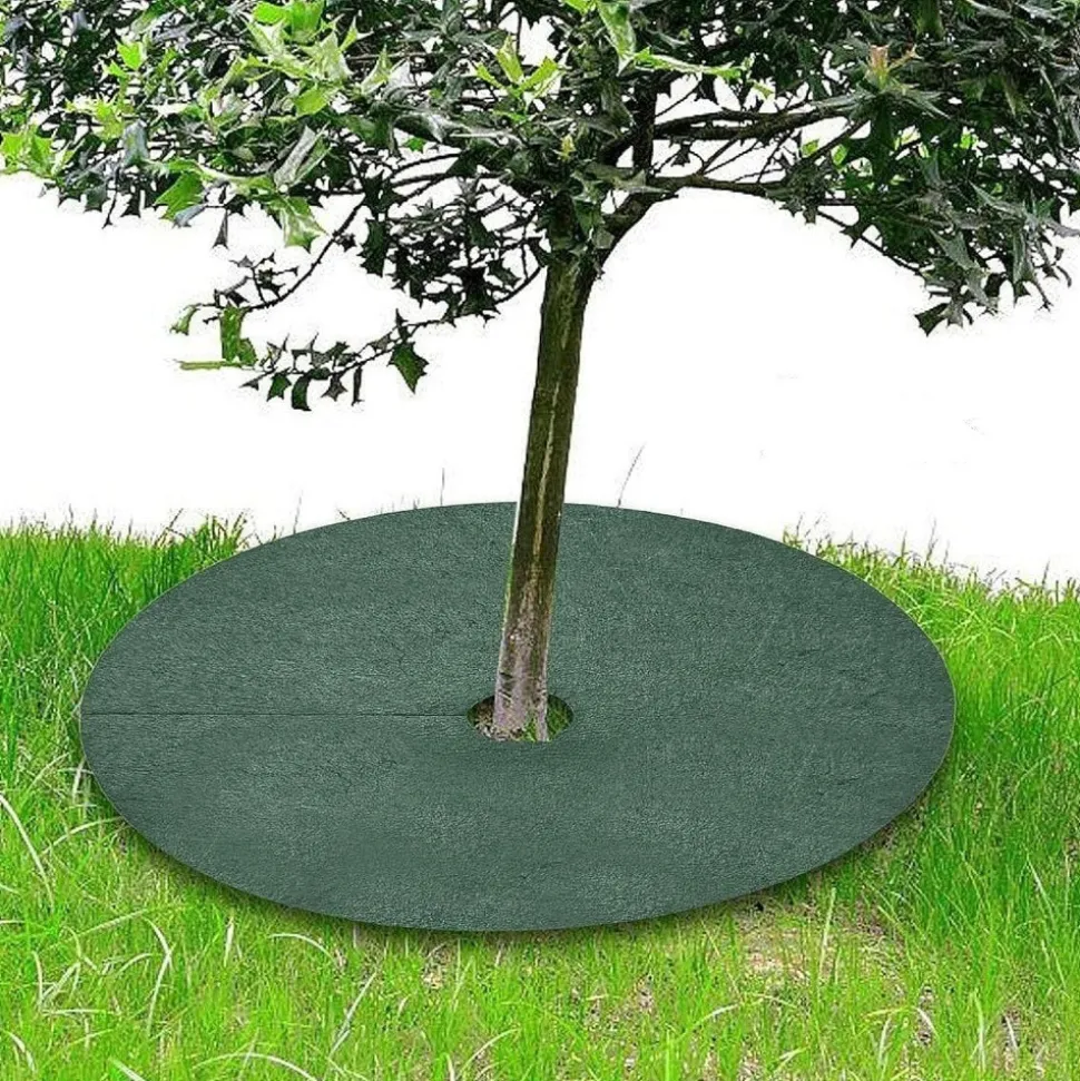 DTOPBUYAGE - Tissu de jardinage non - tissé diamètre 32cm lot de 10 dtopbuyage