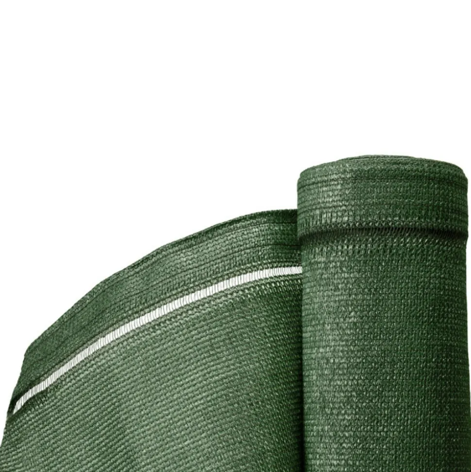 EASY CLOTURE - Brise vue toile en rouleau haute densité occultation très élevée (350gr/m²) h 1m73 longueur 5m - vert