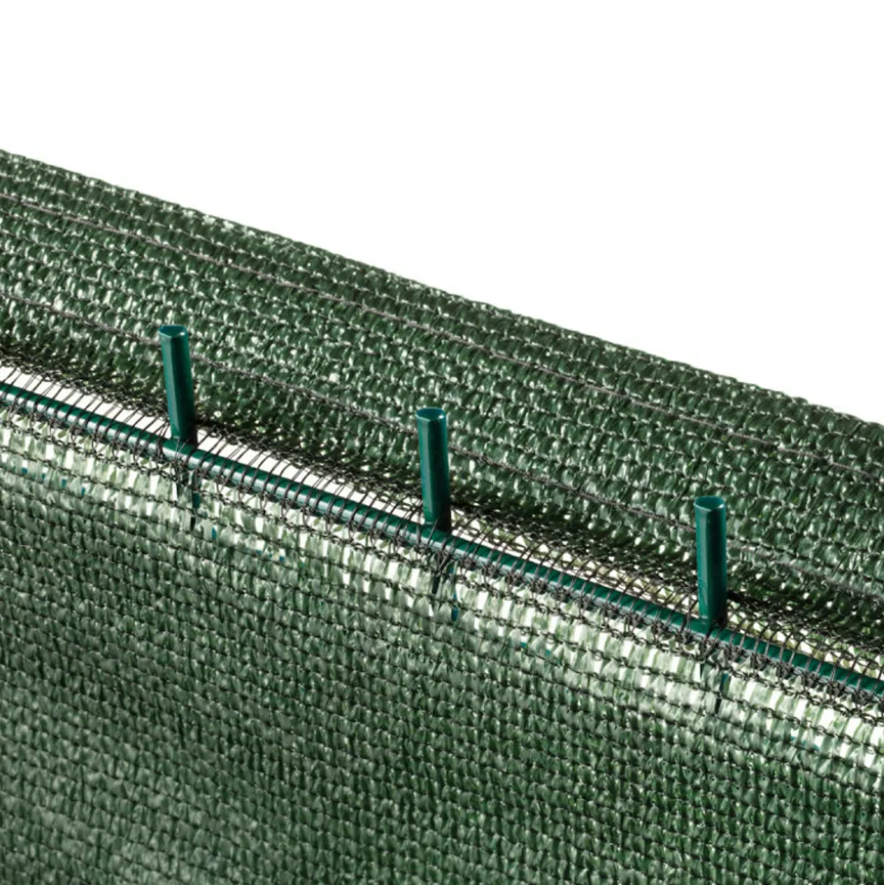 EASY CLOTURE - Brise vue toile en rouleau haute densité occultation très élevée (350gr/m²) h 1m73 longueur 5m - vert