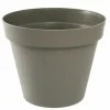 EDA - Pot de fleur rond toscane ø 60 x hauteur 47 cm - 76 l - taupe