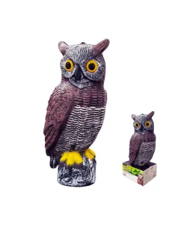 EDM - Chouette repulsifs oiseau ø19x40cm edm