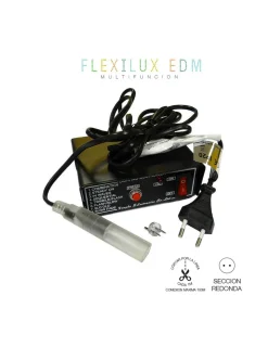 EDM - Programmeur tube flexilux 2 voies 100m (ip44 intérieur - extérieur) edm