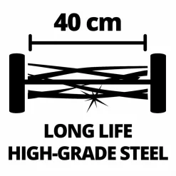 EINHELL - Tondeuse à main gc-hm 400 - surfaces jusqu’à 250 m² - largeur de coupe 400 mm
