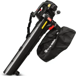 ELEM GARDEN TECHNIC - Aspirateur souffleur broyeur thermique 30cc, 200 km/h, 40 litres