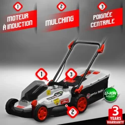 ELEM GARDEN TECHNIC - Kit 3 machines rechargeables 20v max + 2 batteries