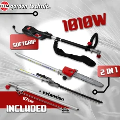 ELEM GARDEN TECHNIC - Scie à ébrancher - taille haies sur perche 1010w