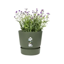 ELHO - Pot Greenville rond 20cm leaf green