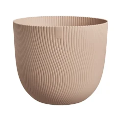 ELHO - Pot Sereh rond, coloris argile froide - D.39xH.33,3cm