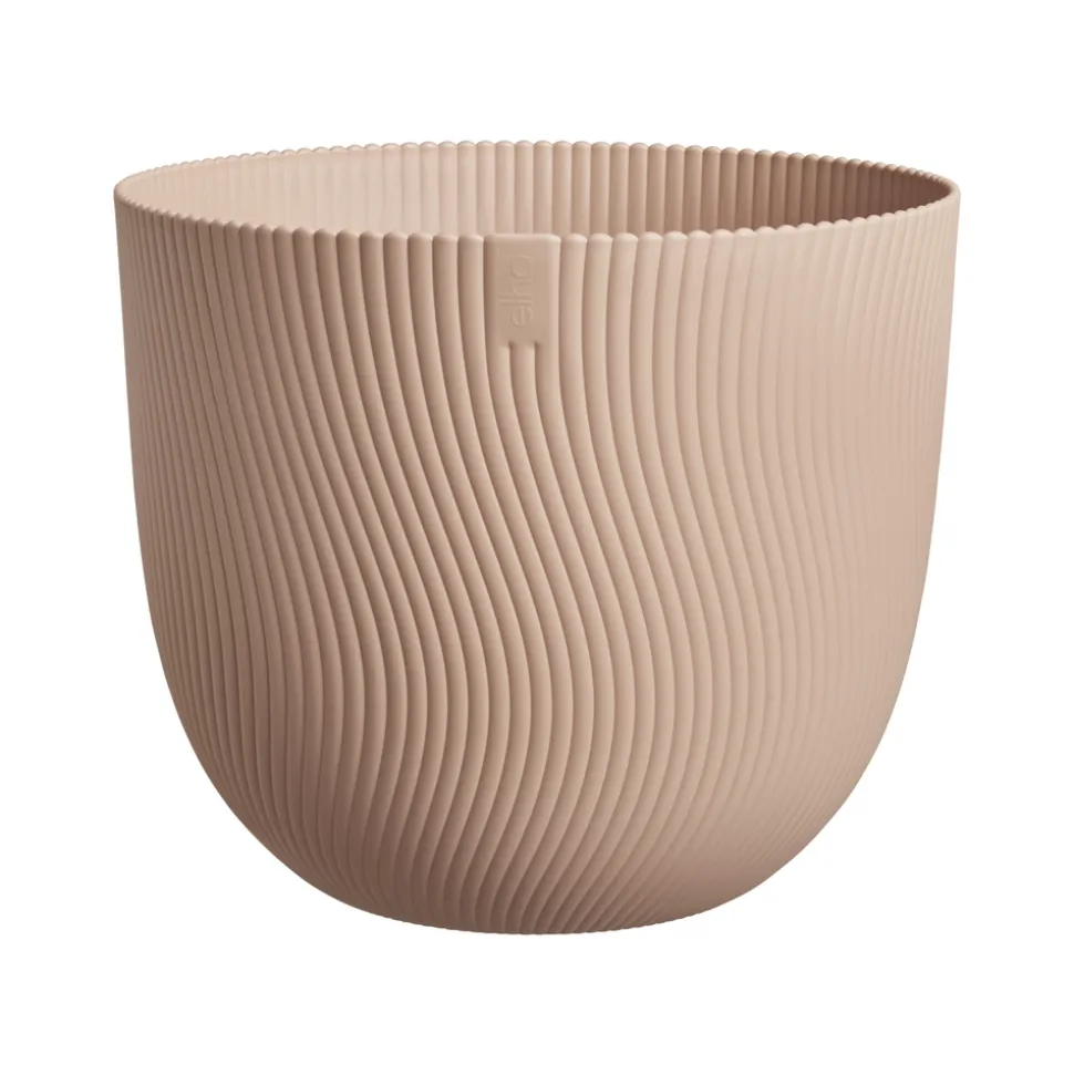 ELHO - Pot Sereh rond, coloris argile froide - D.39xH.33,3cm