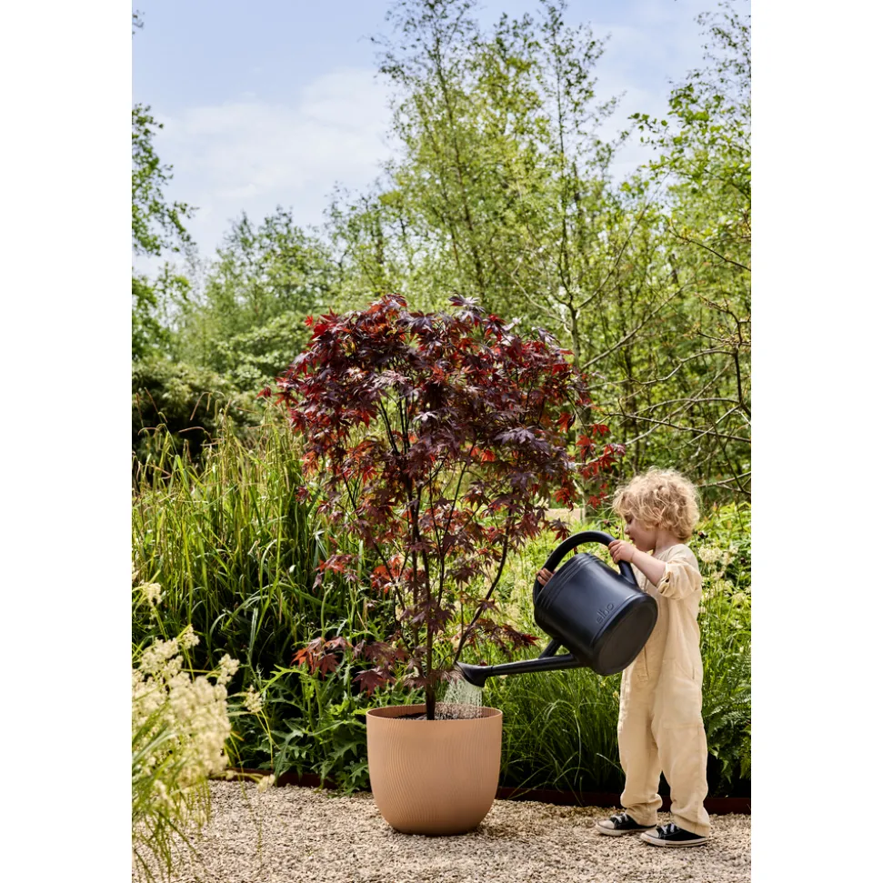 ELHO - Pot Sereh rond, coloris argile froide - D.39xH.33,3cm