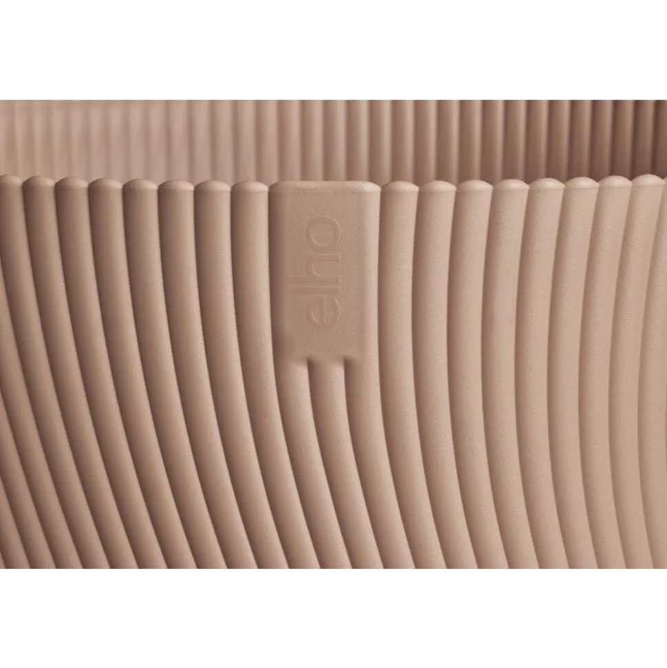 ELHO - Pot Sereh rond, coloris argile froide - D.39xH.33,3cm