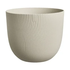 ELHO - Pot Sereh rond, coloris beige champignon - D.29,5xH.25,3cm