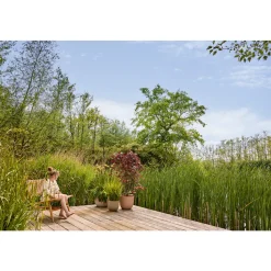 ELHO - Pot Sereh rond, coloris vert scandinave - D.39xH.33,3cm