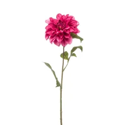 EMERALD - Fleur artificielle, tige de dahlia - H.72cm