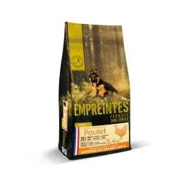 EMPREINTES - Croquettes poulet sans céréales, moyen/grand chiot - 2,4kg