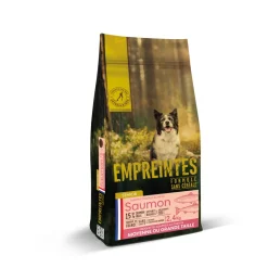 EMPREINTES - Croquettes saumon sans céréales, moyen/grand chien senior - 2,4kg