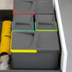 EMUCA - Bacs de tri pour tiroir de cuisine recycle 2 bacs de 12 litres