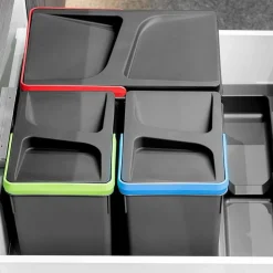 EMUCA - Base pour bacs de tri recycle pour module de 60 cm