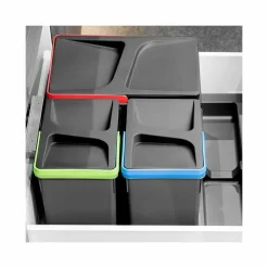 EMUCA - Base pour bacs de tri recycle pour module de 90 cm