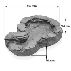 ESOTEC - Coque ruisseau roche niveau inférieur