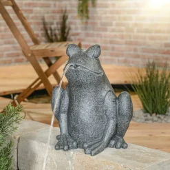 ESOTEC - Esotec gargouille avec pompe solaire frosch figure de bassin figure de jardin 101668