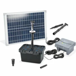 ESOTEC - Kit solaire de filtration de bassin esotec profi 25/700 led lifepo4 batterie module solaire 100953