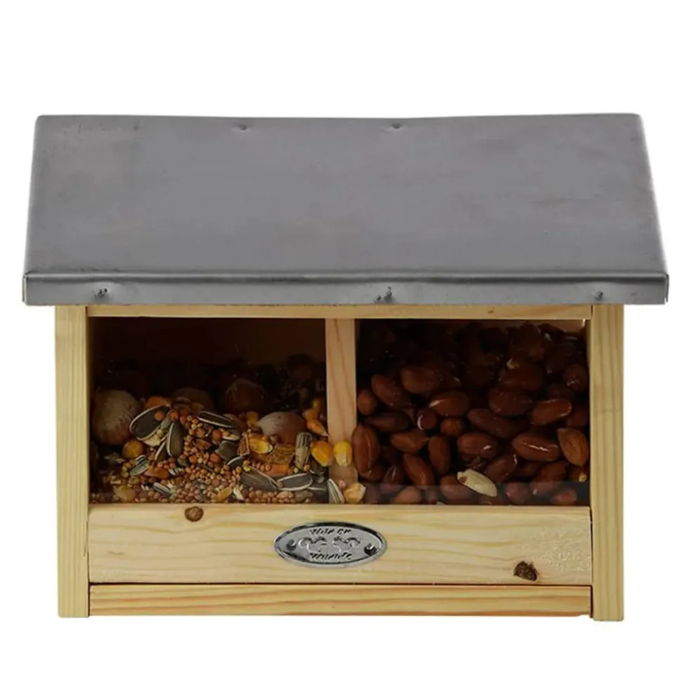 ESSCHERT DESIGN - Mangeoire à écureuils à double compartiment